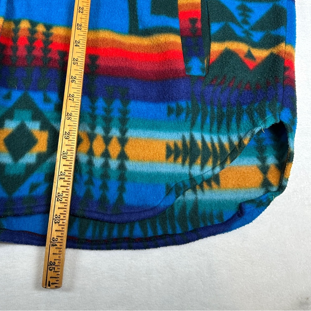 Native American Patterned Jacket Fleece Colorful … - image 5